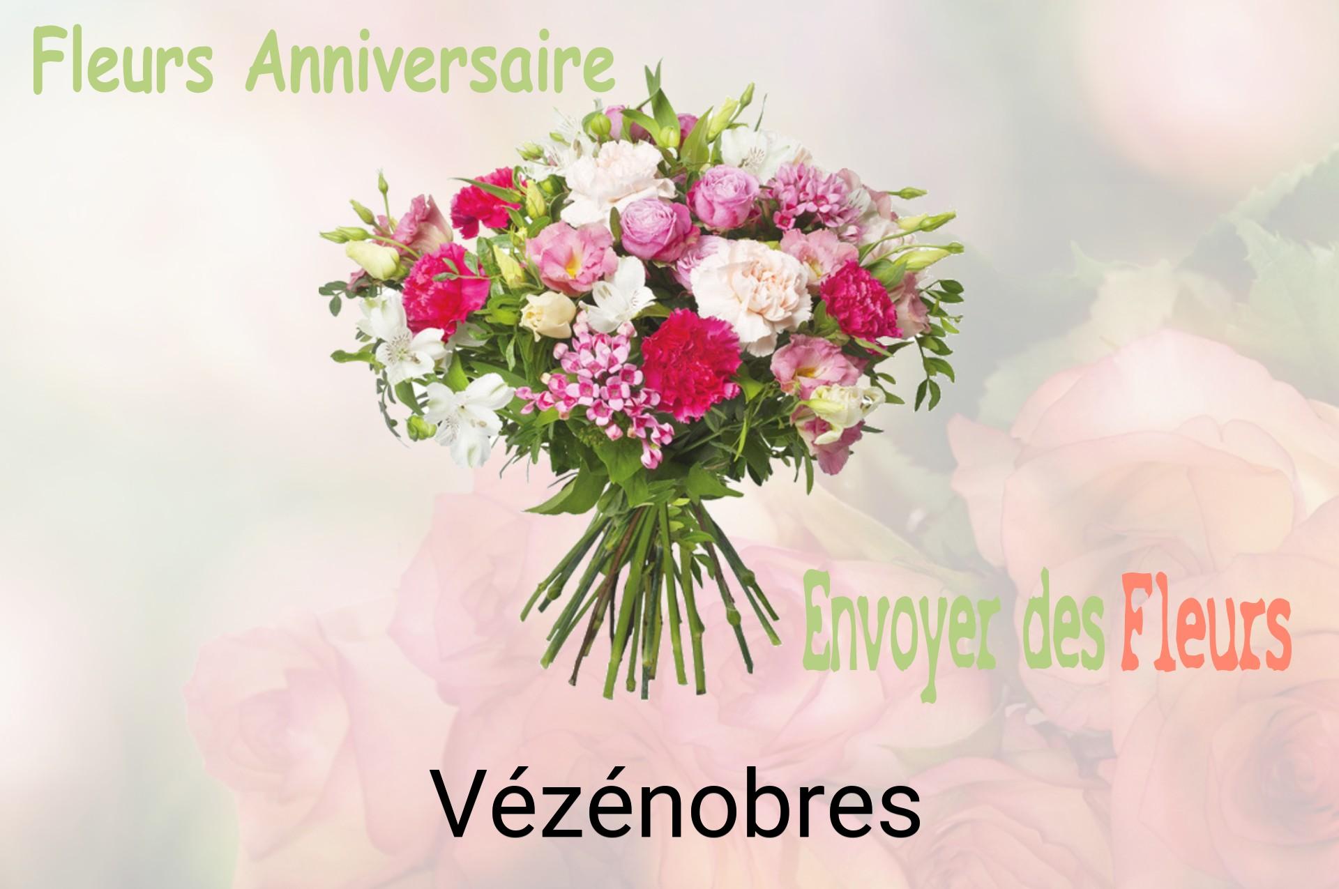 Bouquet de fleurs d’anniversaire livré à Vézénobres